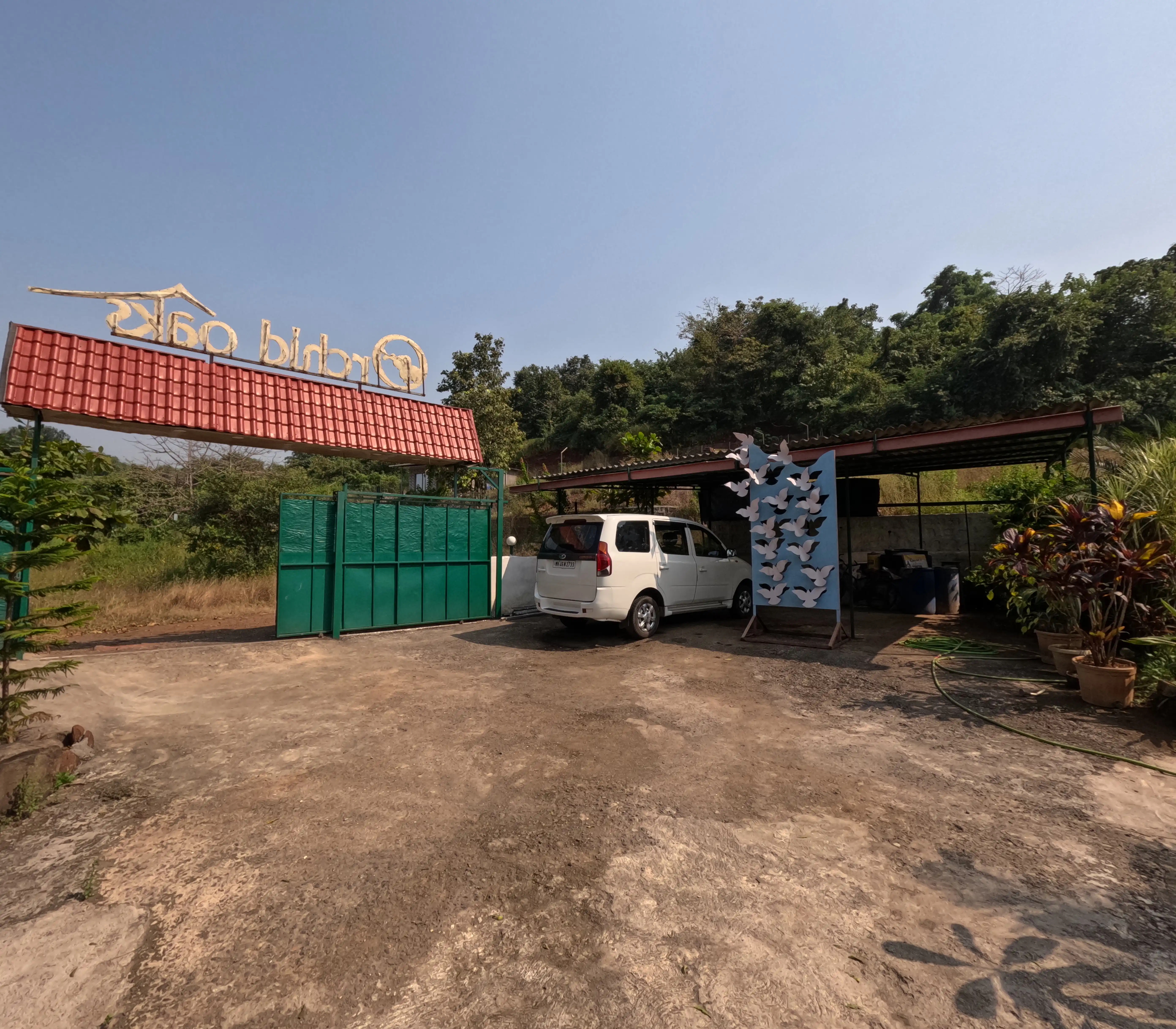 Car Parking Area Of Orchidoaks at Orchid Oaks Homestead Panvel