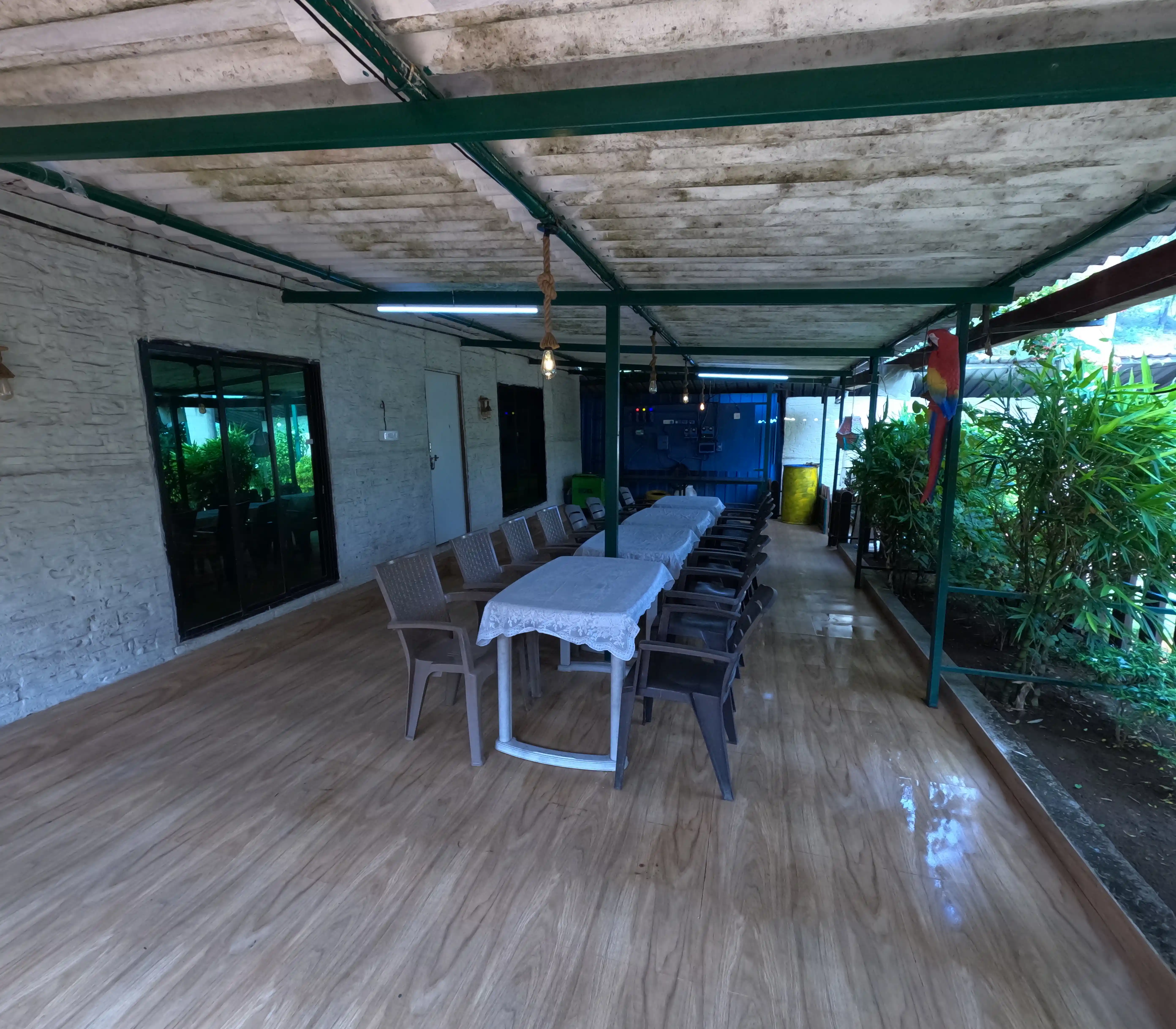 Deck Area at Orchid Oaks Homestead Panvel